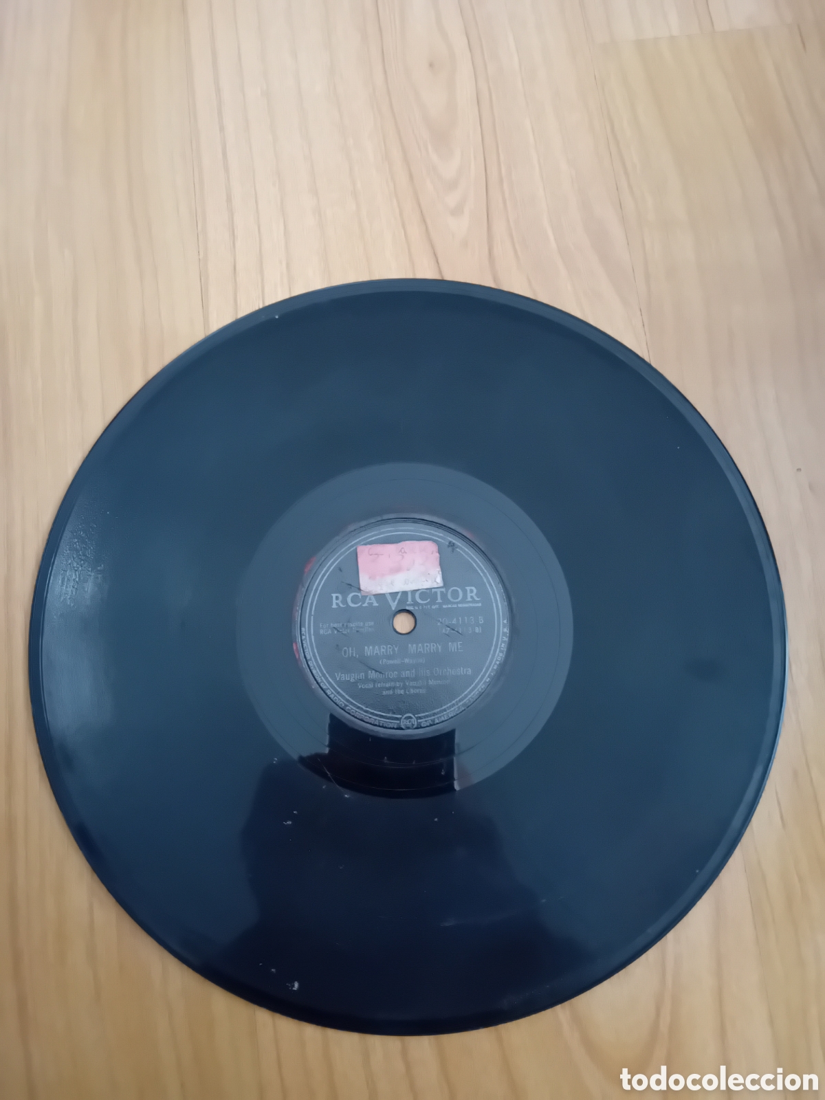 Discos de pizarra: VAUGHN MONROE. SOUND OFF. OH MARRY MARRY ME - Foto 1