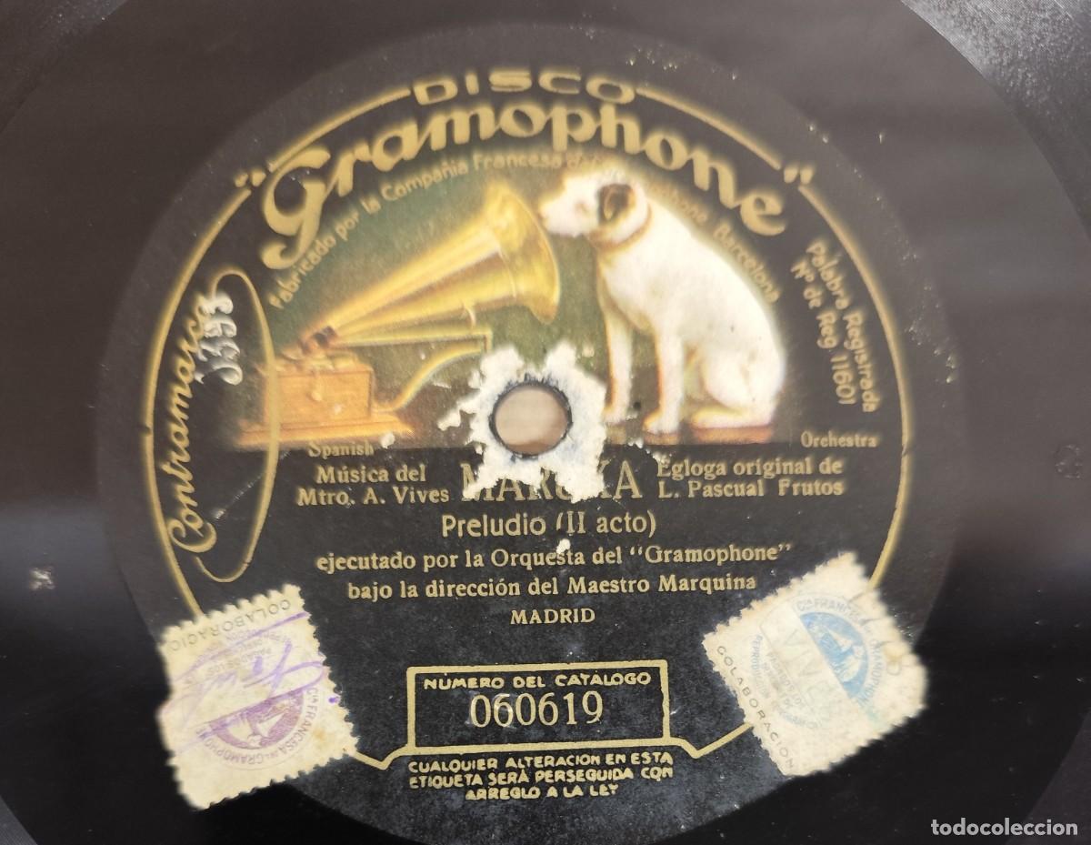 Discos de pizarra: DISCO DE PIZARRA MARUXA, GRAMOPHONE - Foto 6