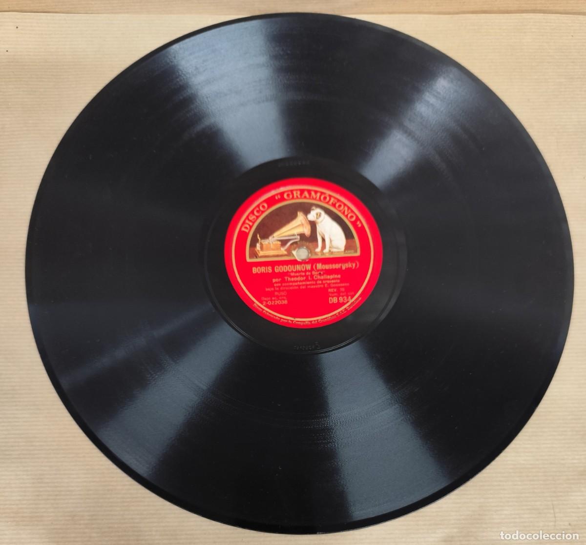 Discos de pizarra: DISCO DE PIZARRA, BORIS GODOUNOWW (MOUSSORGSKY) - Foto 2