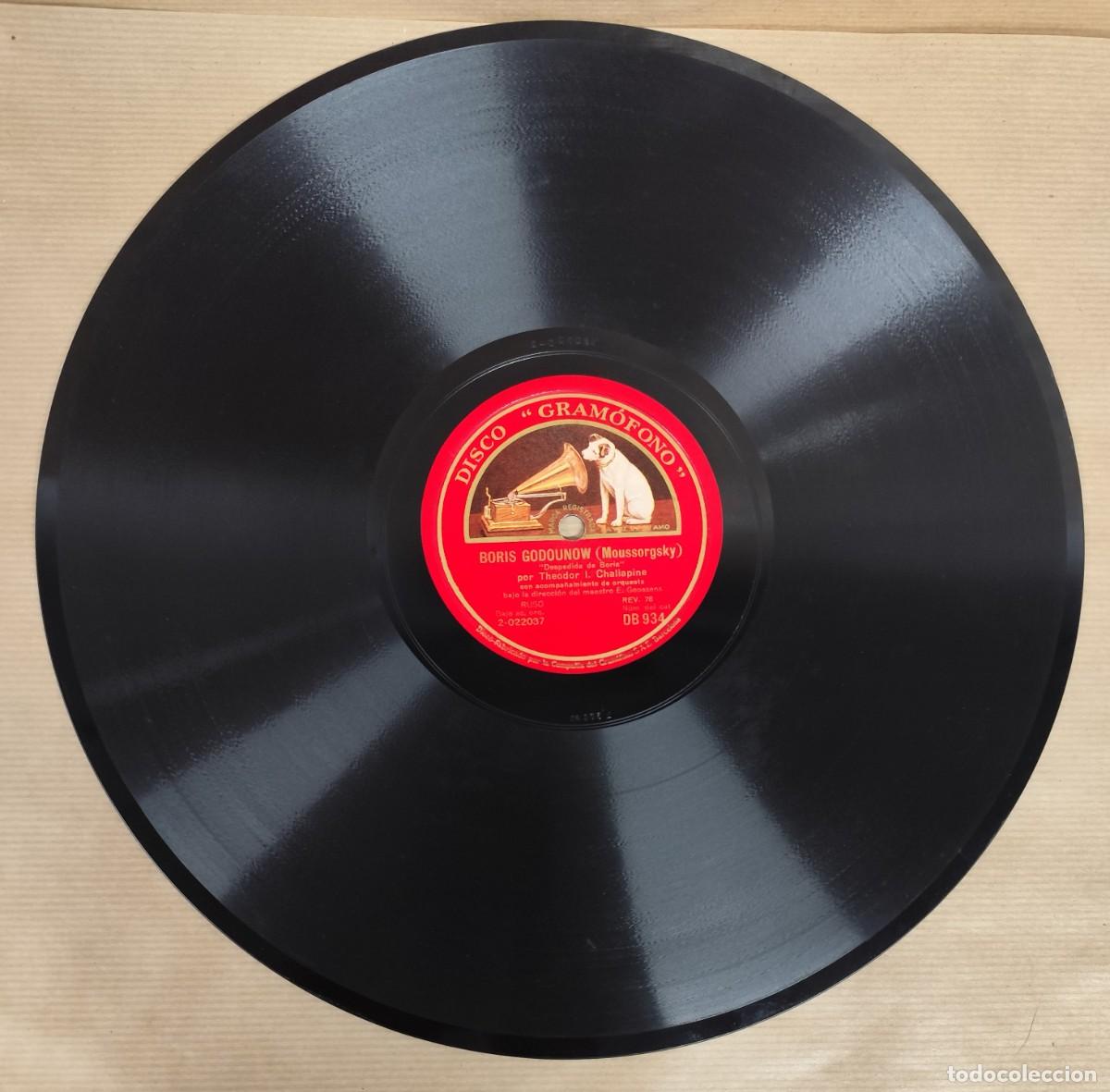 Discos de pizarra: DISCO DE PIZARRA, BORIS GODOUNOWW (MOUSSORGSKY) - Foto 5