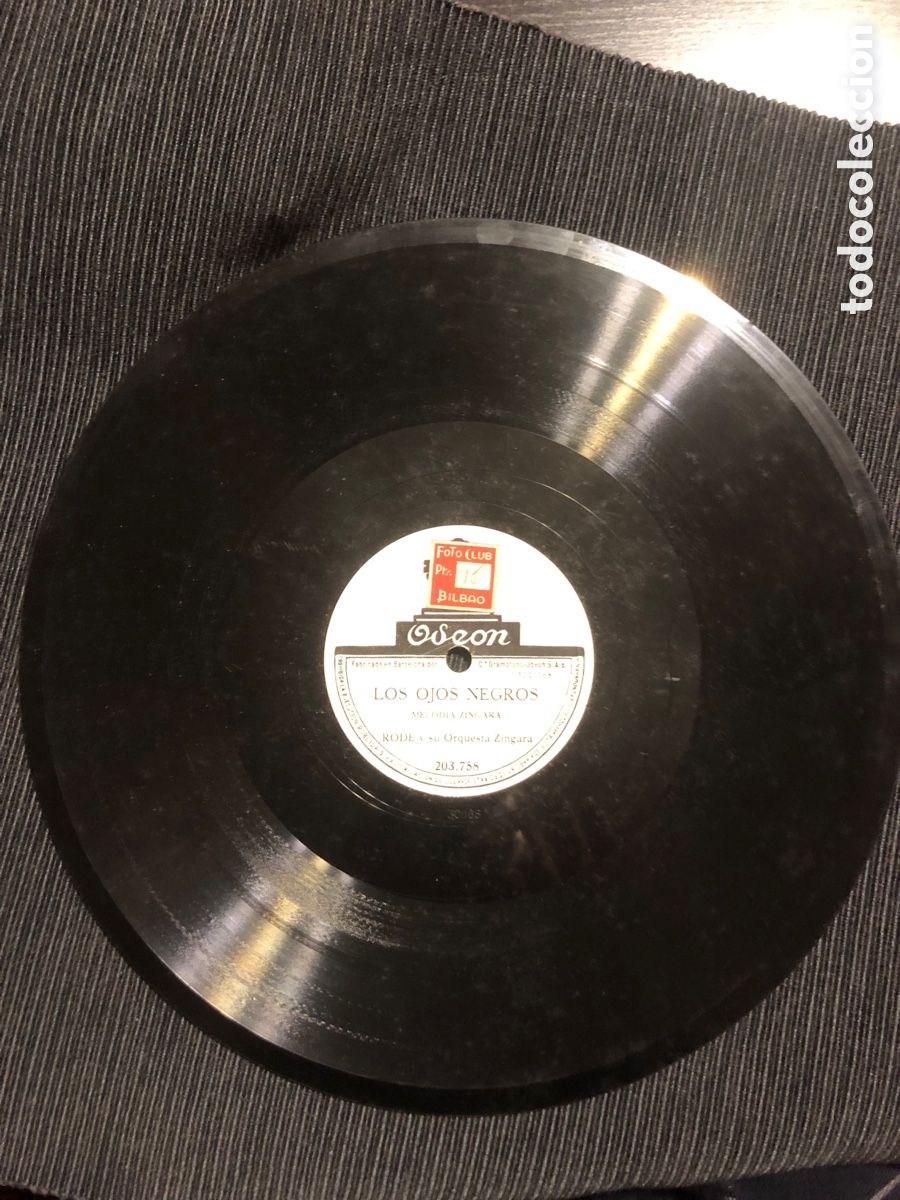 Discos de pizarra: Rode y su orquesta zingara Los ojos negros Czarda - Foto 1