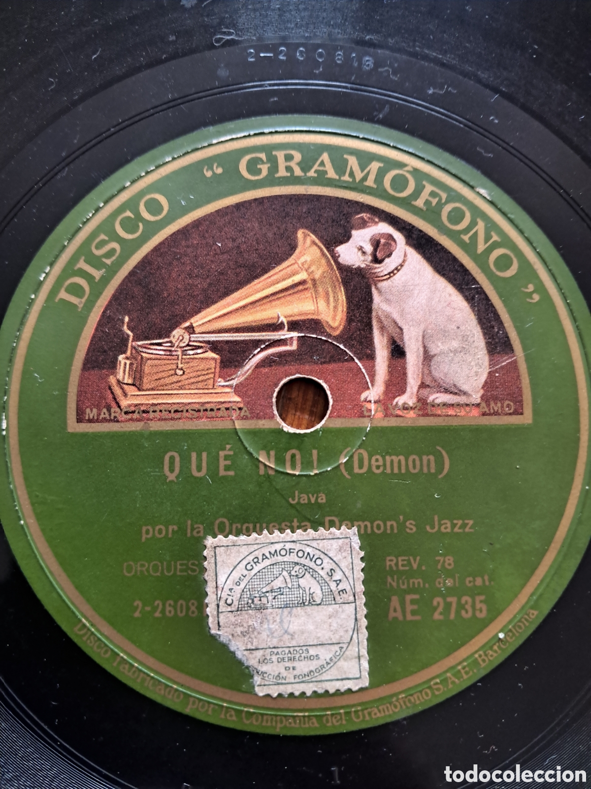 Discos de pizarra: Porque esta Demon: que noi/ la Rambla - Foto 3