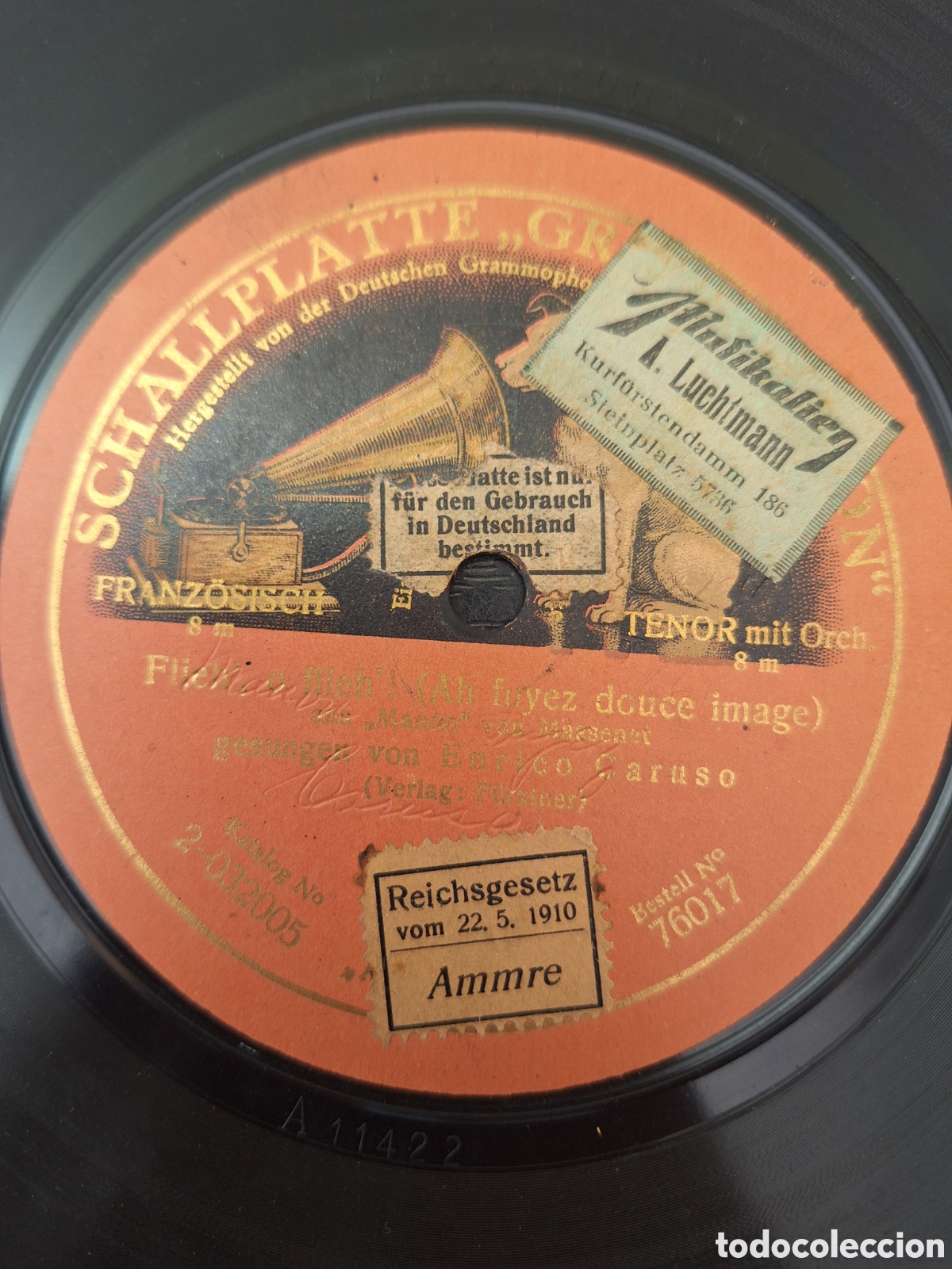 Discos de pizarra: Schallplatte . Disco de pizarra - Foto 2