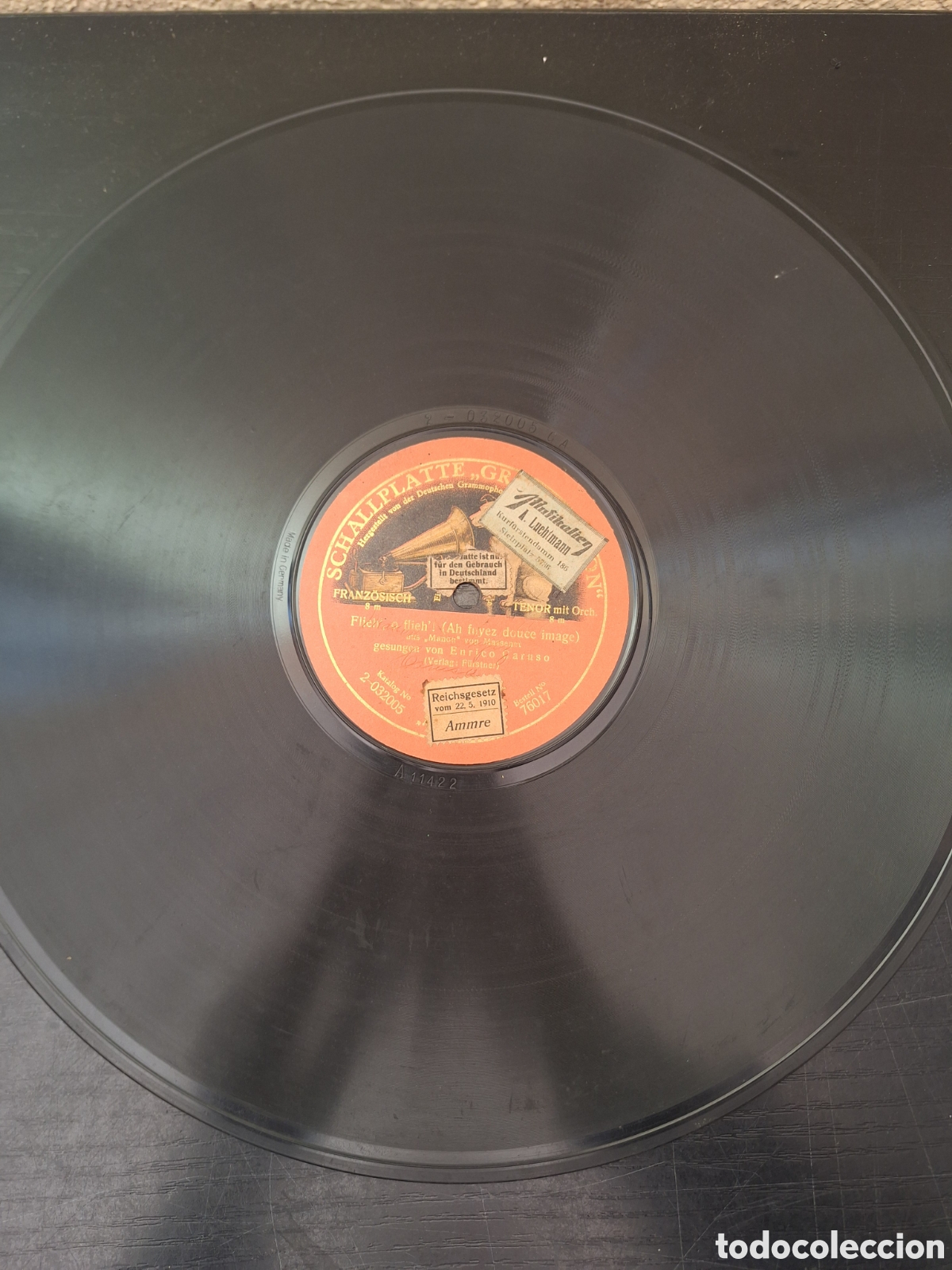 Discos de pizarra: Schallplatte . Disco de pizarra - Foto 1