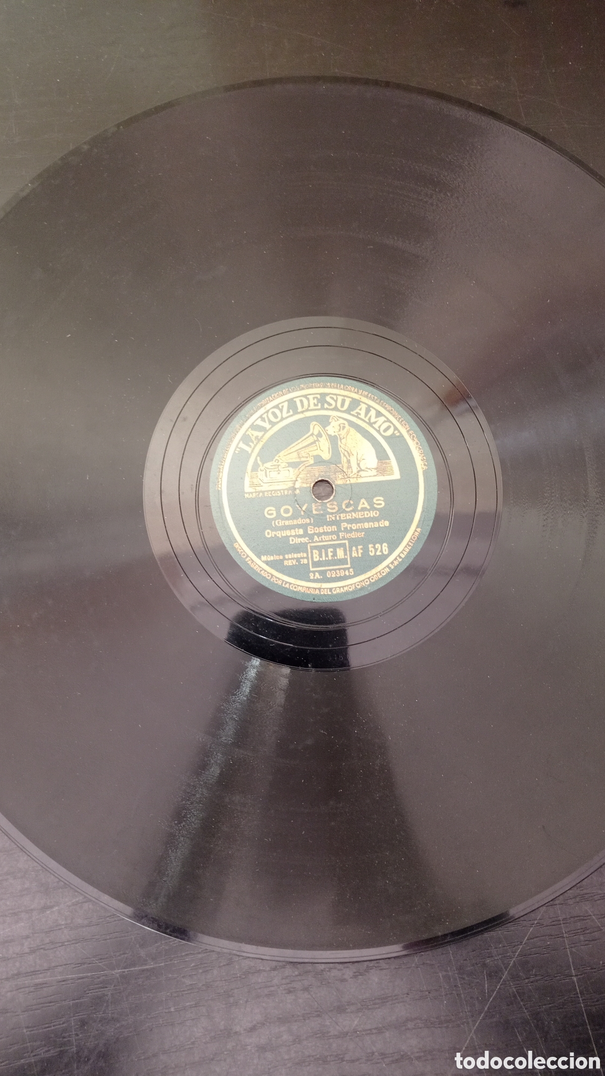 Discos de pizarra: Polonesa / Goyesca. Orquesta Boston promenade - Foto 1
