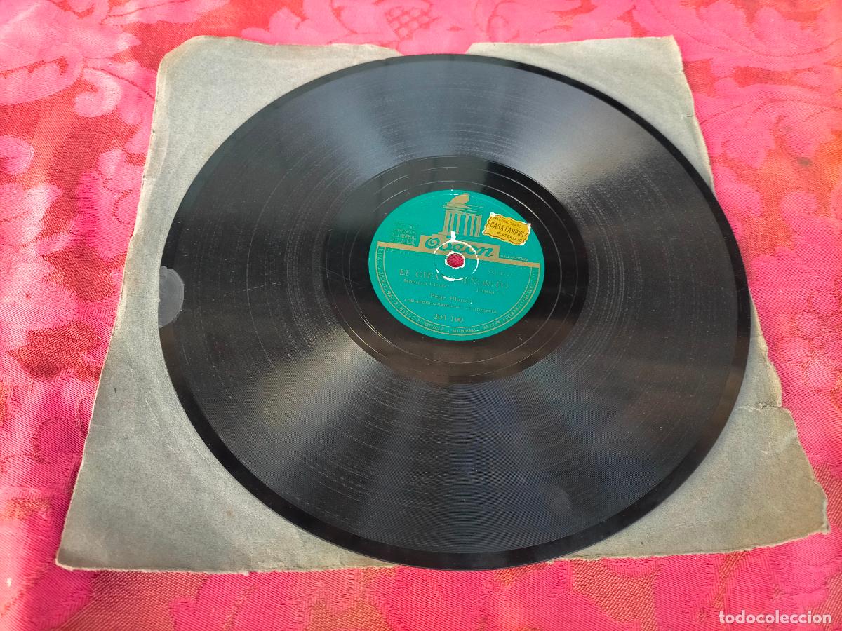 Discos de pizarra: El gitano se&ntilde;orito Pepe Blanco 204.100 - disco de pizarra antiguo - Foto 1