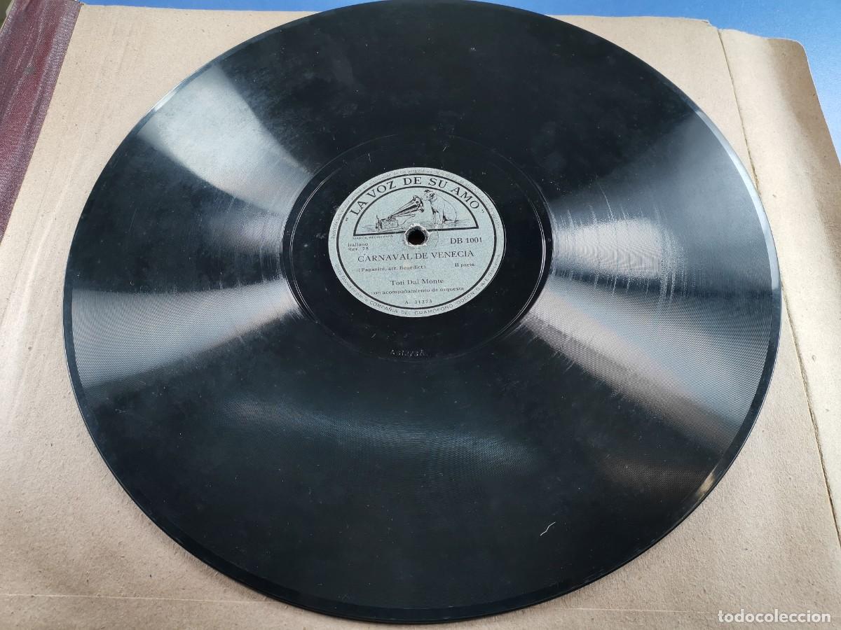 Discos de pizarra: LA VOZ DE SU AMO -CARNAVAL DE VENECIA--SOPRANO TOTI DAL MONTE - Foto 2