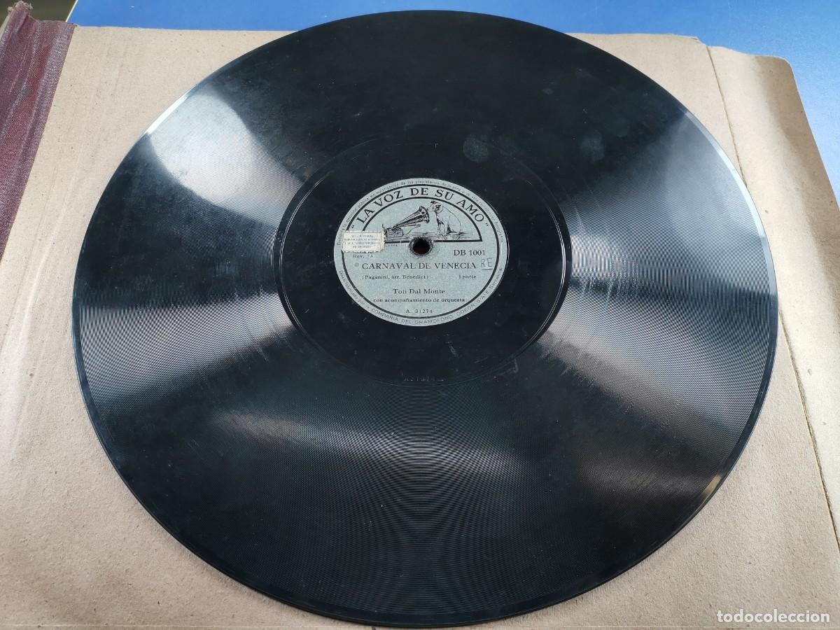 Discos de pizarra: LA VOZ DE SU AMO -CARNAVAL DE VENECIA--SOPRANO TOTI DAL MONTE - Foto 4
