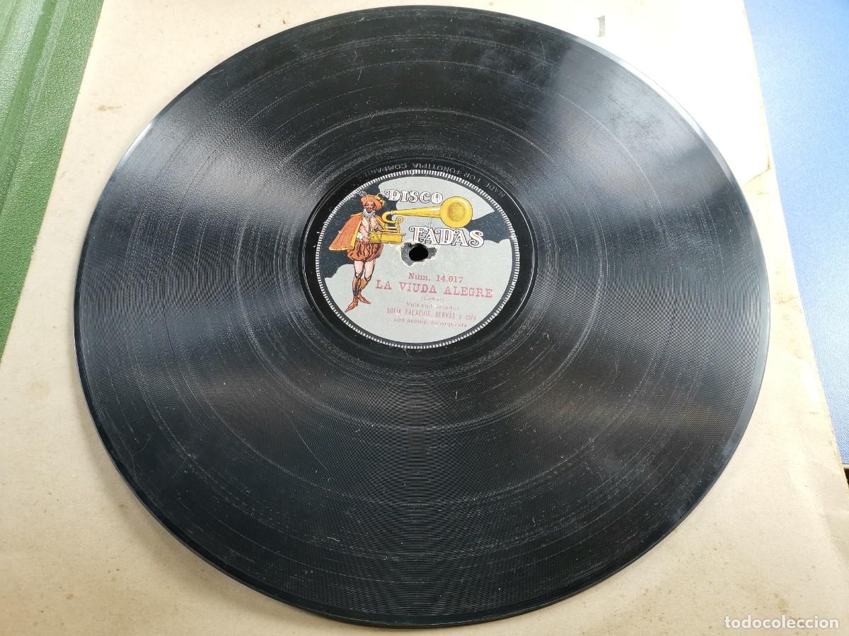 Discos de pizarra: FADAS-LA VIUDA ALEGRE Y LA CASTA SUSANA - Foto 2