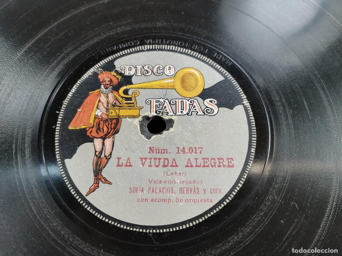 Discos de pizarra: FADAS-LA VIUDA ALEGRE Y LA CASTA SUSANA - Foto 3