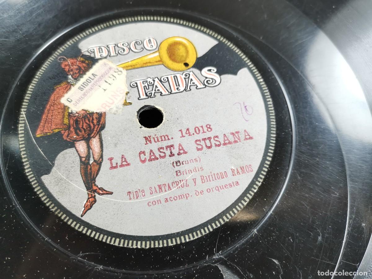 Discos de pizarra: FADAS-LA VIUDA ALEGRE Y LA CASTA SUSANA - Foto 5