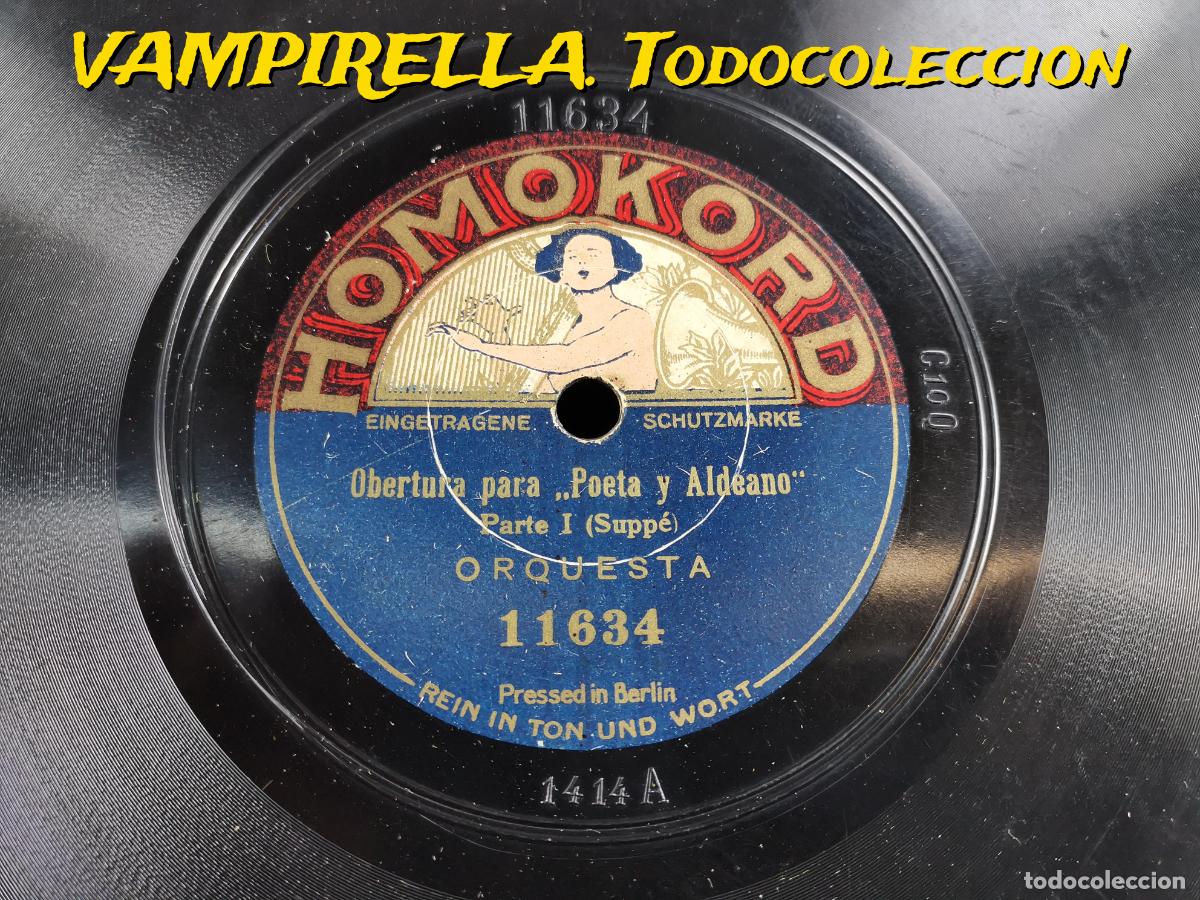 Discos de pizarra: HOMOKORD .BERLIN ----POETA Y ALDEANO - Foto 1