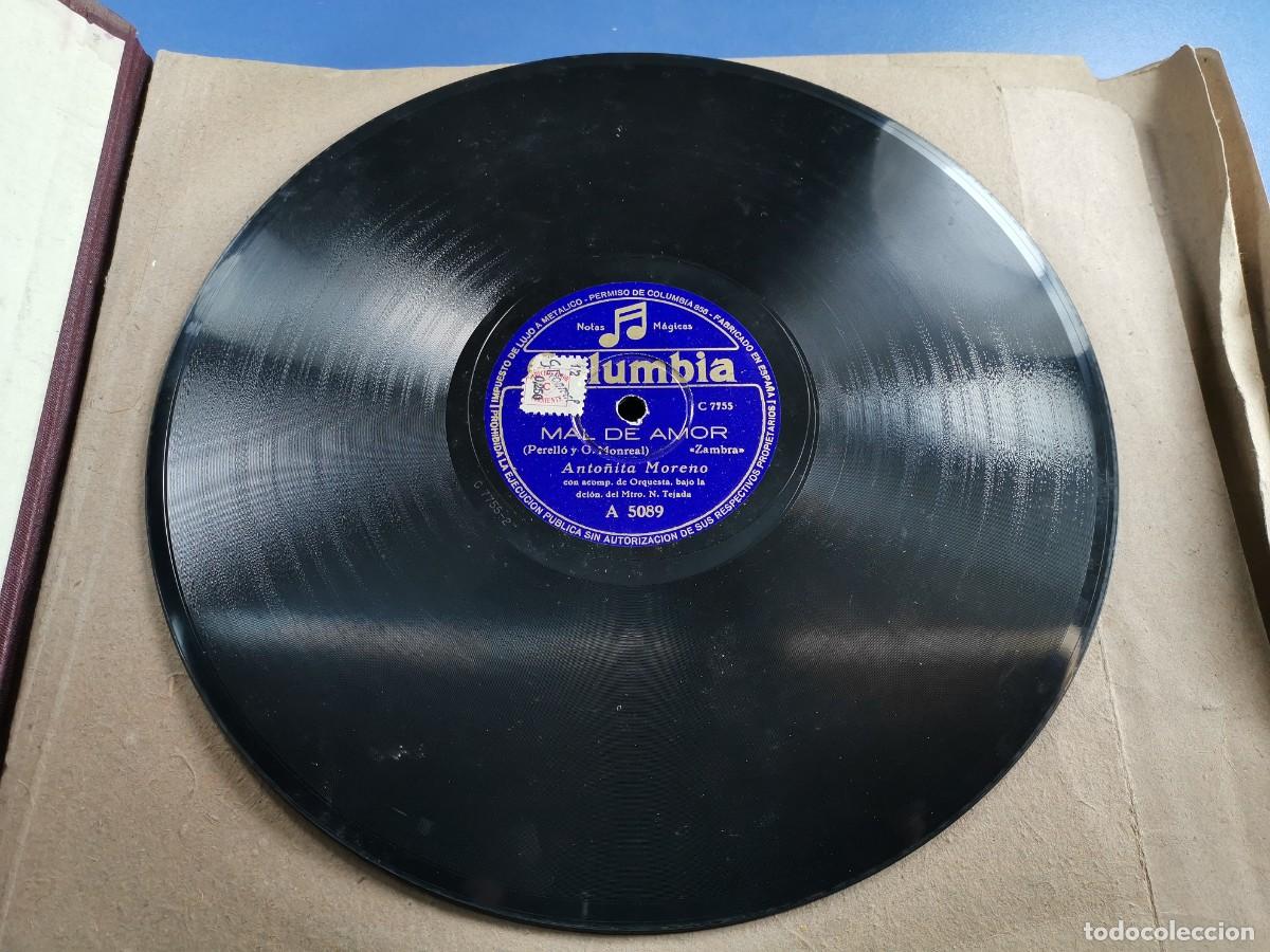 Discos de pizarra: ANTO&Ntilde;ITA MORENO---MAL DE AMOR / PUENTECITO - Foto 4