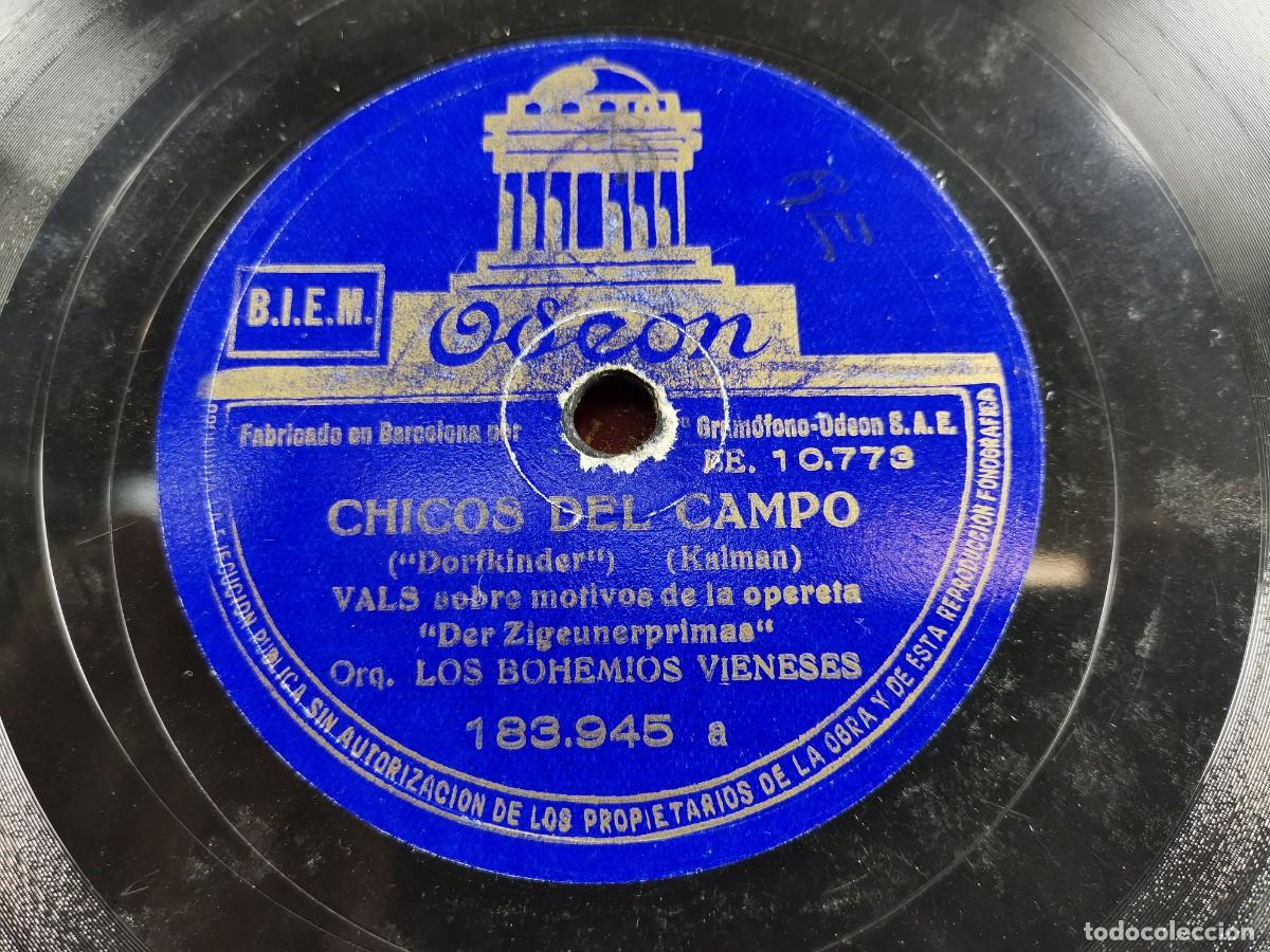 Discos de pizarra: ORQUESTA BOHEMIOS VIENESES Chicos del campo/Las ultimas gotas - Foto 3