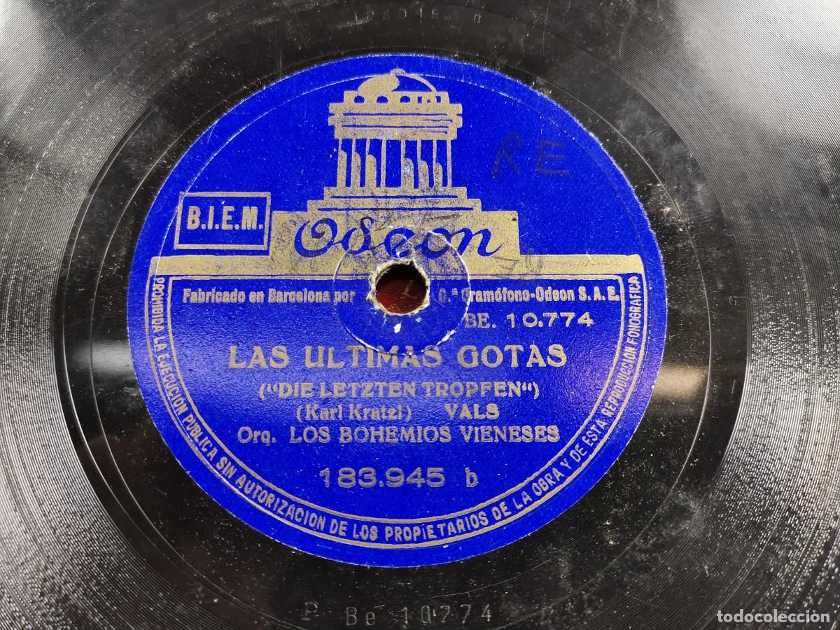 Discos de pizarra: ORQUESTA BOHEMIOS VIENESES Chicos del campo/Las ultimas gotas - Foto 5