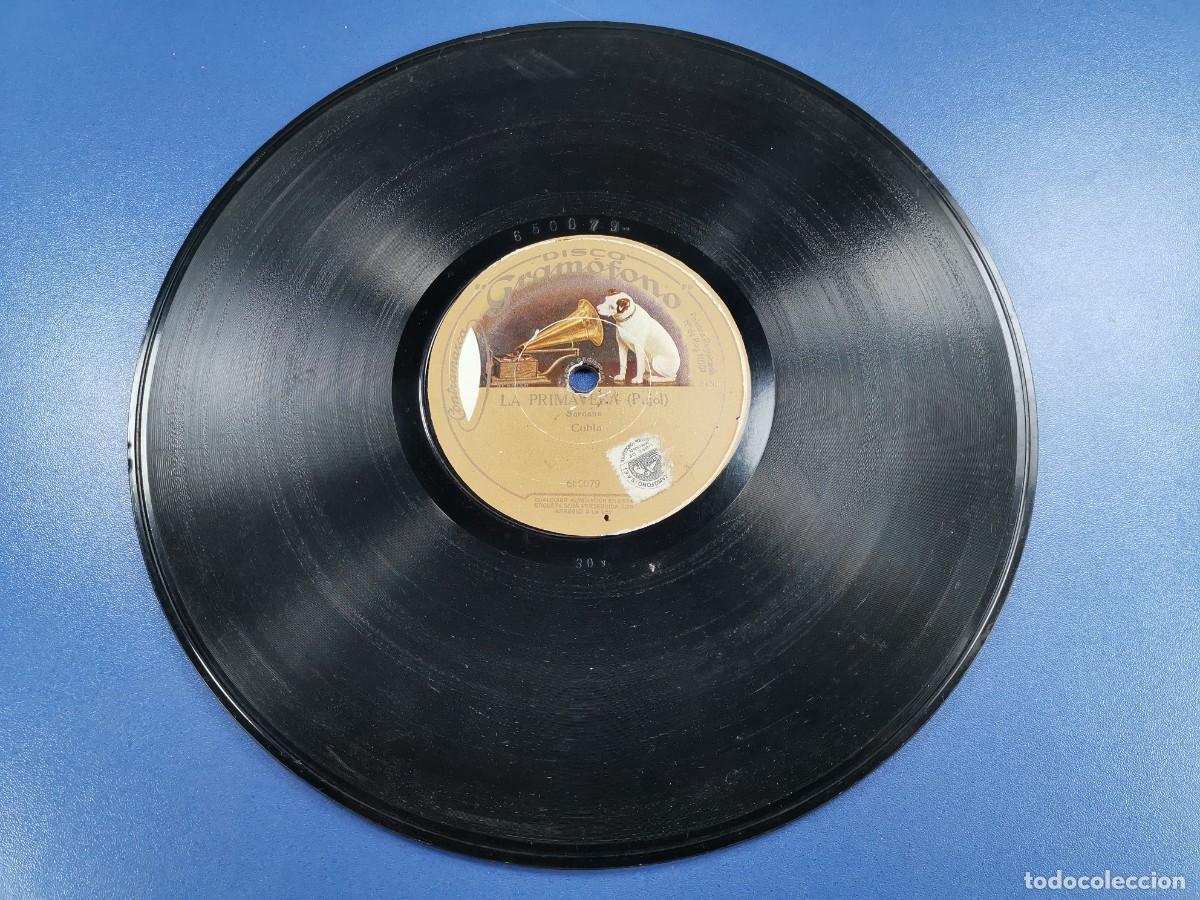 Discos de pizarra: COBLA-SARDANA-LA PRIMAVERA--EL GEGANT DEL PI - Foto 2