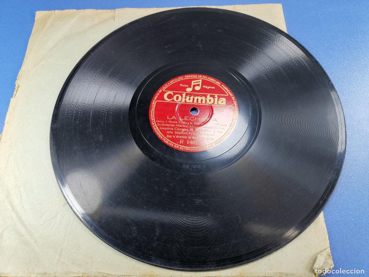 Discos de pizarra: CUENTO INFANTIL - CUENTO. LA LECHERA. COLUMBIA. PIZARRA. - Foto 5