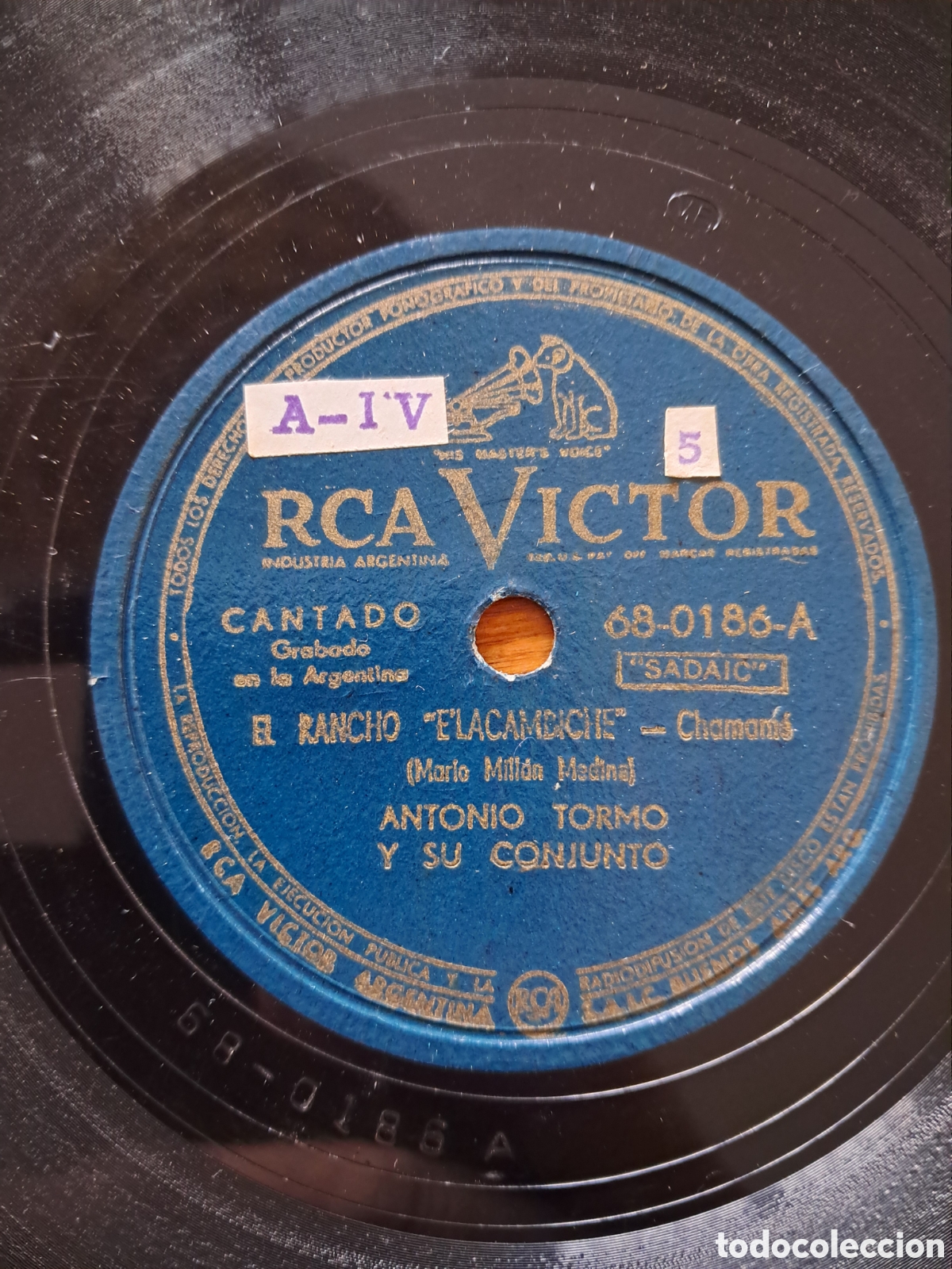 Discos de pizarra: Antonio Tormo y su conjunto - Foto 1