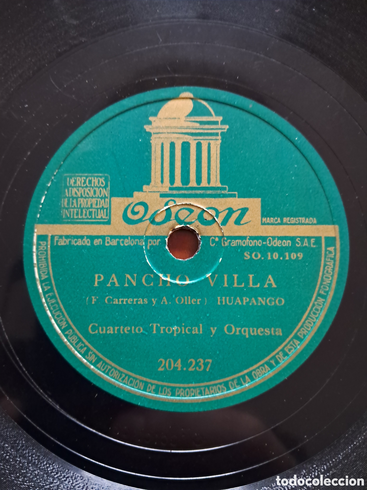 Discos de pizarra: Cuarteto tropical y orquesta - Foto 3