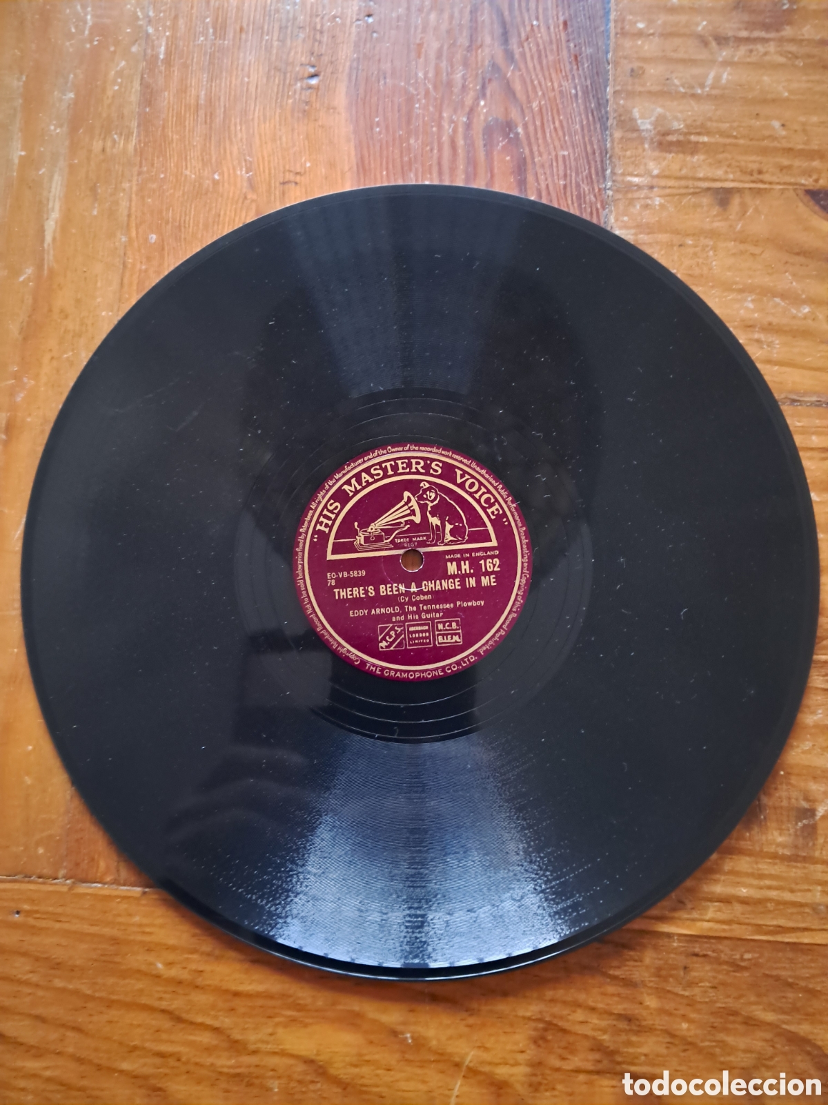 Discos de pizarra: Eddy Arnold lote 2 discos de pizarra - Foto 6