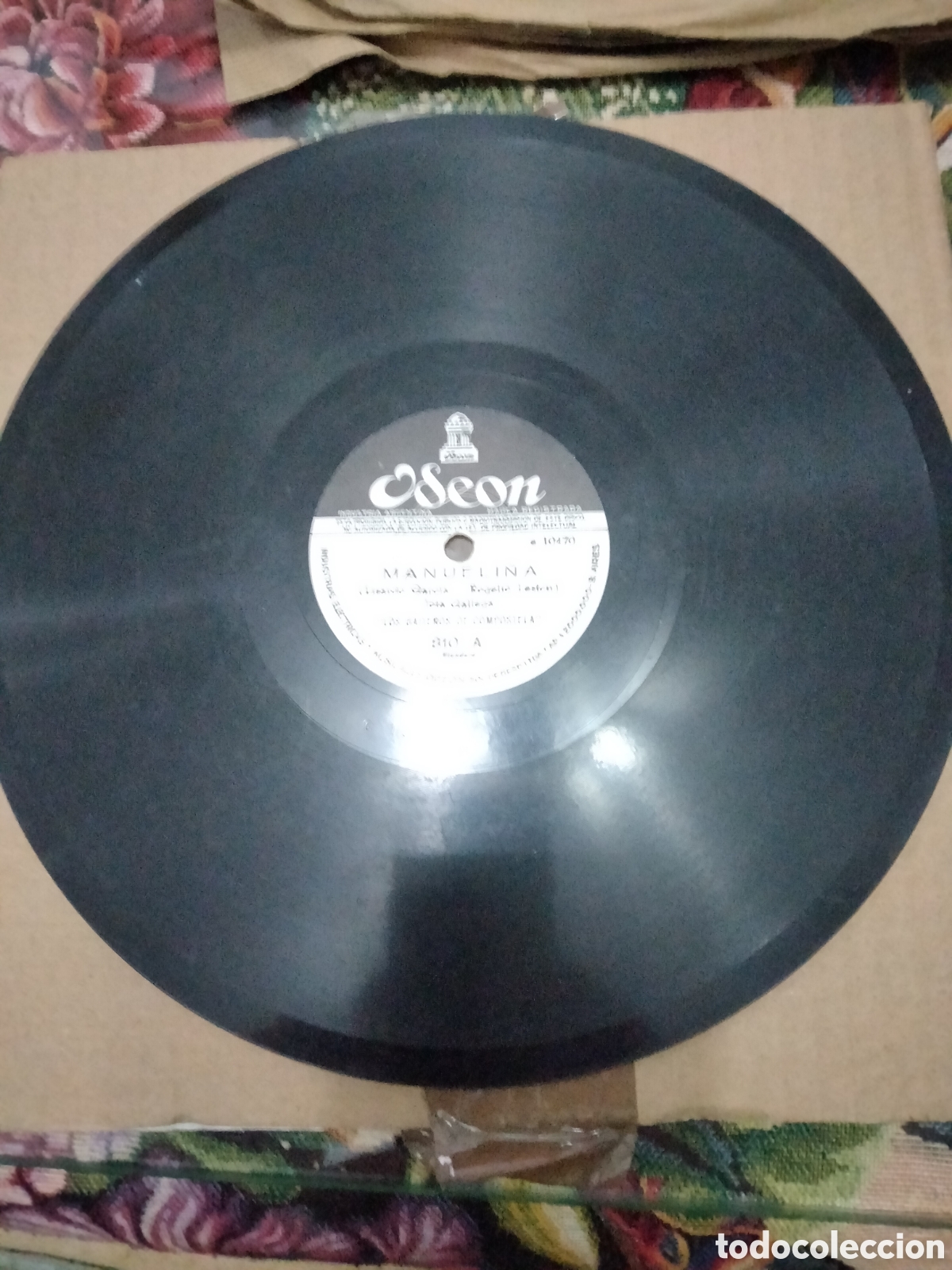 Discos de pizarra: Disco pizarra Los Gaiteros de Compostela - Foto 2