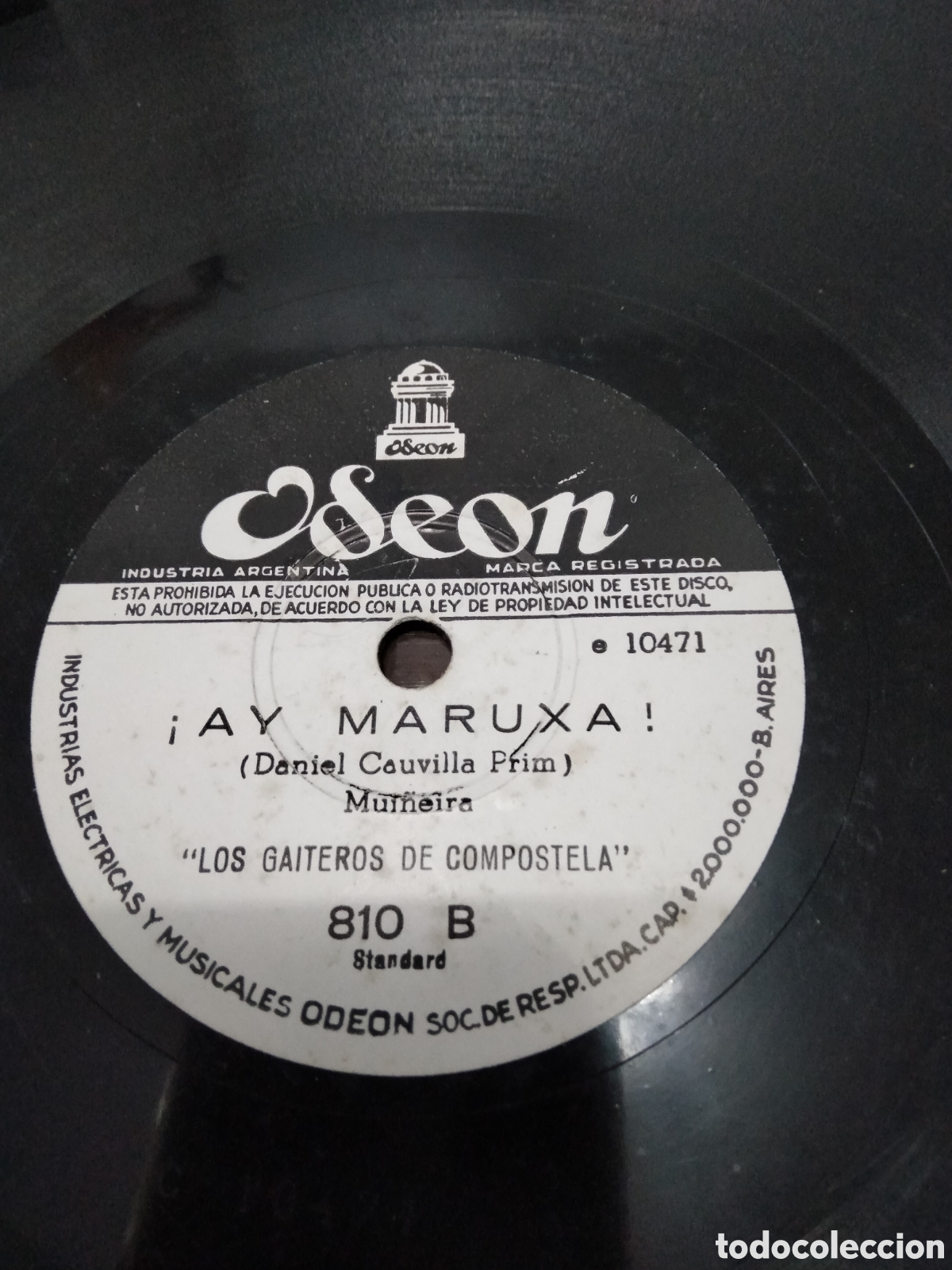 Discos de pizarra: Disco pizarra Los Gaiteros de Compostela - Foto 3