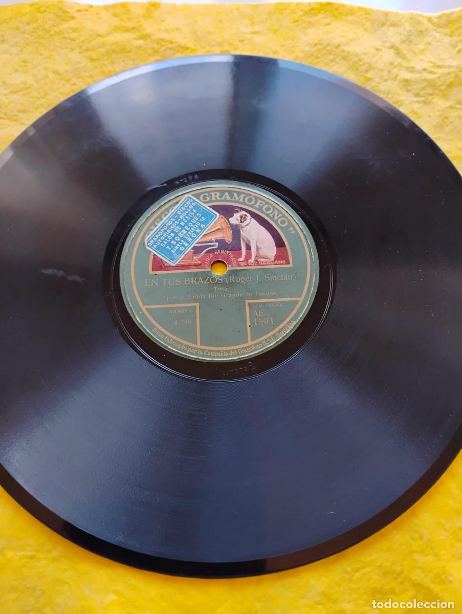 Discos de pizarra: DISCO &rdquo;GRAMOFONO&rdquo; PIZARRA - EN TUS BRAZOS - ADELAI - Foto 1