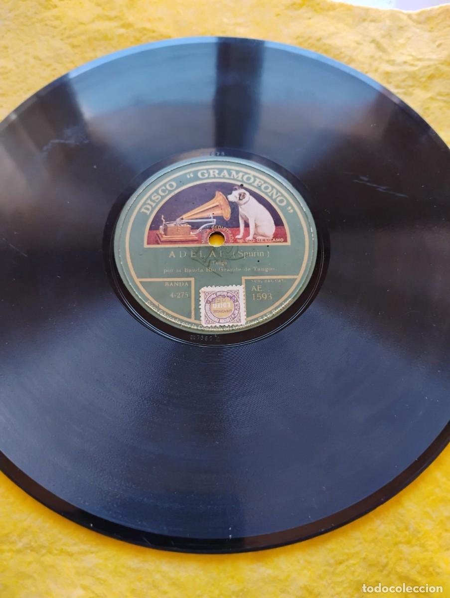 Discos de pizarra: DISCO &rdquo;GRAMOFONO&rdquo; PIZARRA - EN TUS BRAZOS - ADELAI - Foto 3