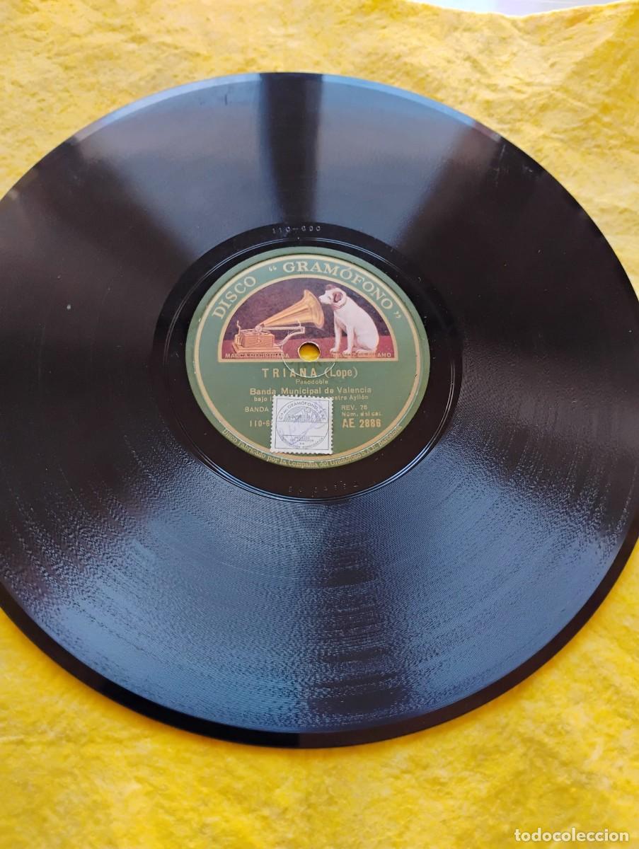 Discos de pizarra: DISCO &rdquo;GRAMOFONO&rdquo; PIZARRA - MAJOS Y MAJAS- TRIANA - Foto 3