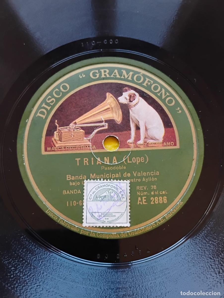 Discos de pizarra: DISCO &rdquo;GRAMOFONO&rdquo; PIZARRA - MAJOS Y MAJAS- TRIANA - Foto 4