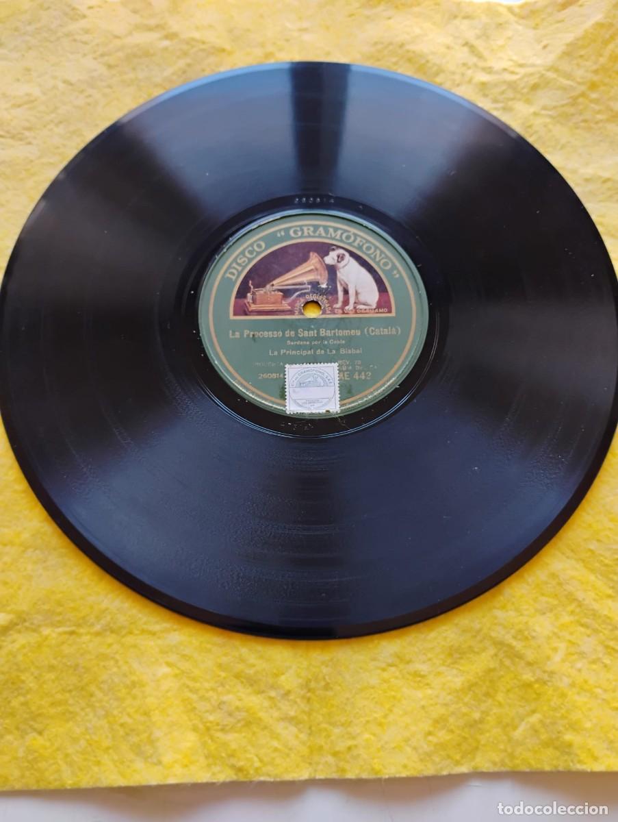 Discos de pizarra: DISCO &rdquo;GRAMOFONO&rdquo; PIZARRA - LA PROCESSO DE SANT BARTOMEU - ANGELINA - Foto 1