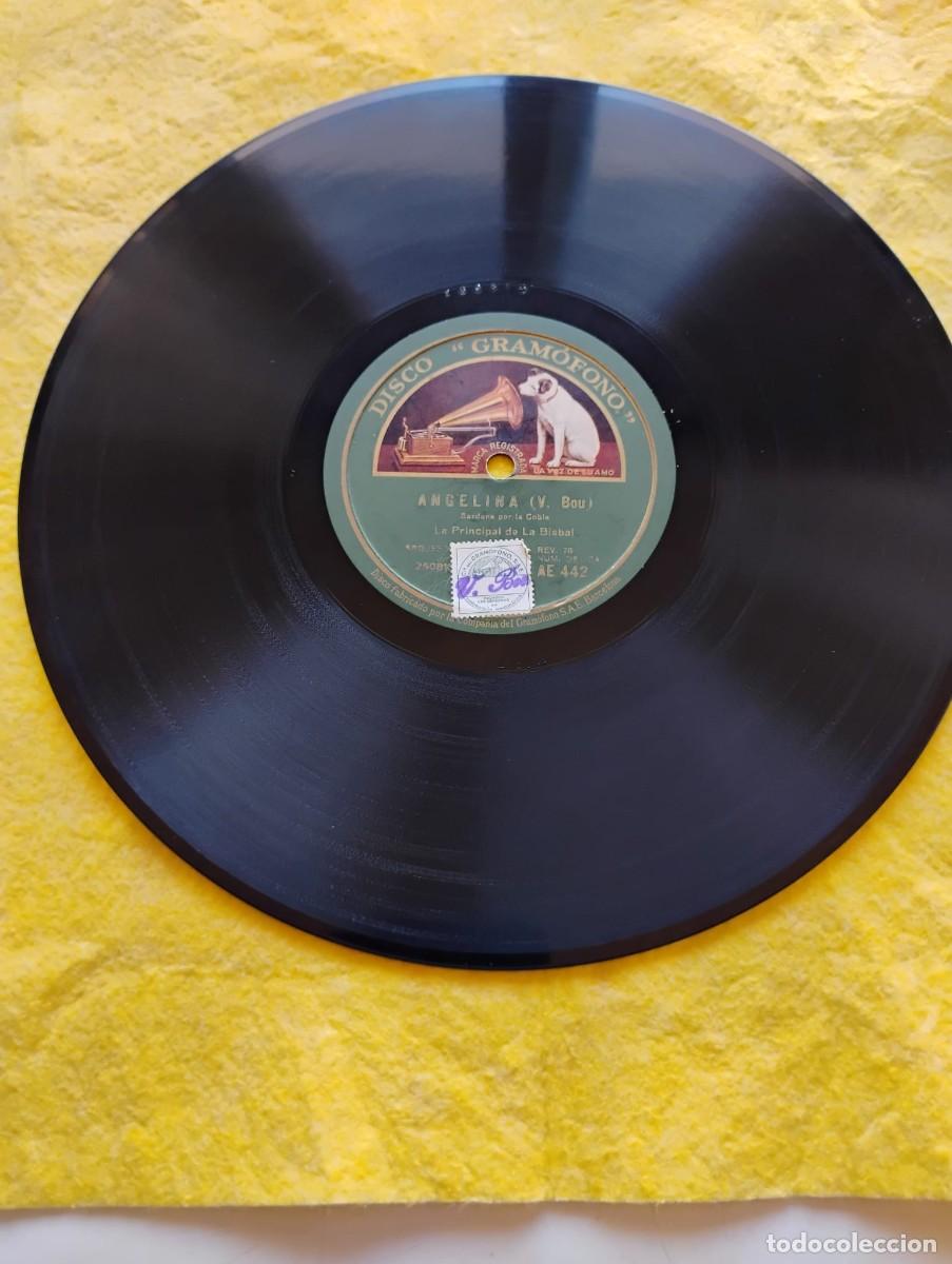 Discos de pizarra: DISCO &rdquo;GRAMOFONO&rdquo; PIZARRA - LA PROCESSO DE SANT BARTOMEU - ANGELINA - Foto 3