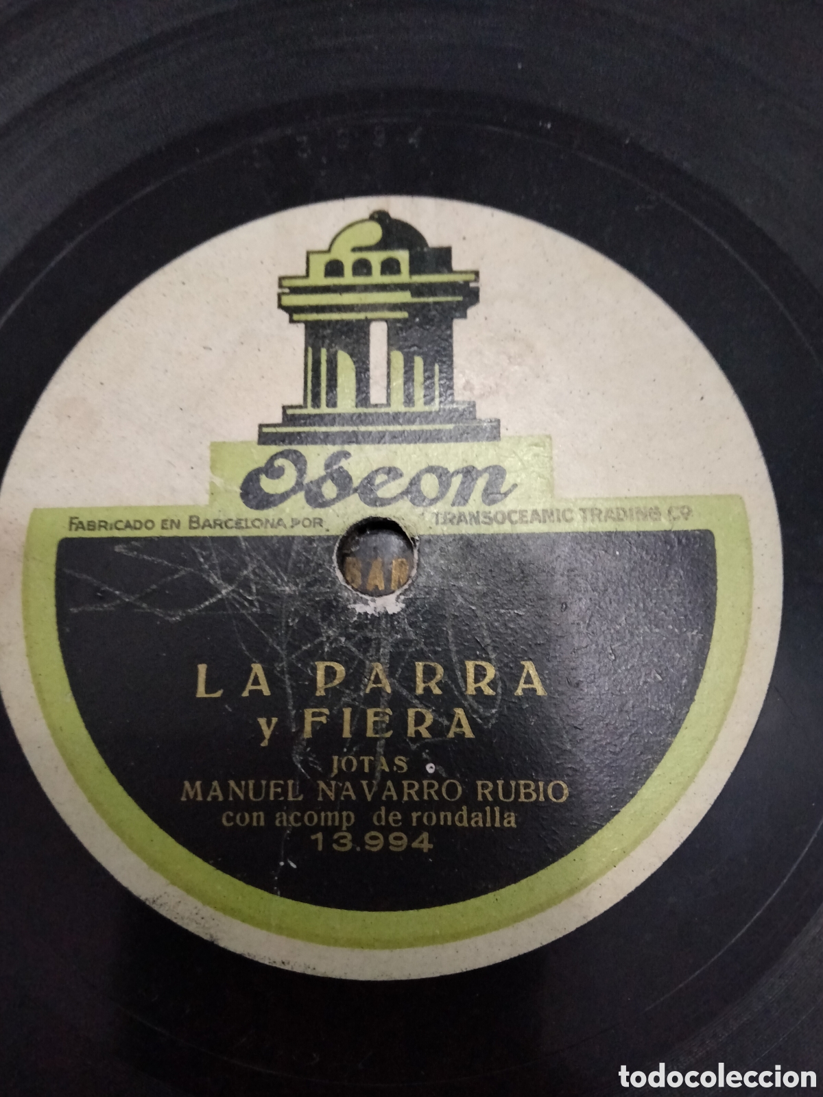 Discos de pizarra: Disco Pizarra Manuel Navarro Rubio - Foto 4