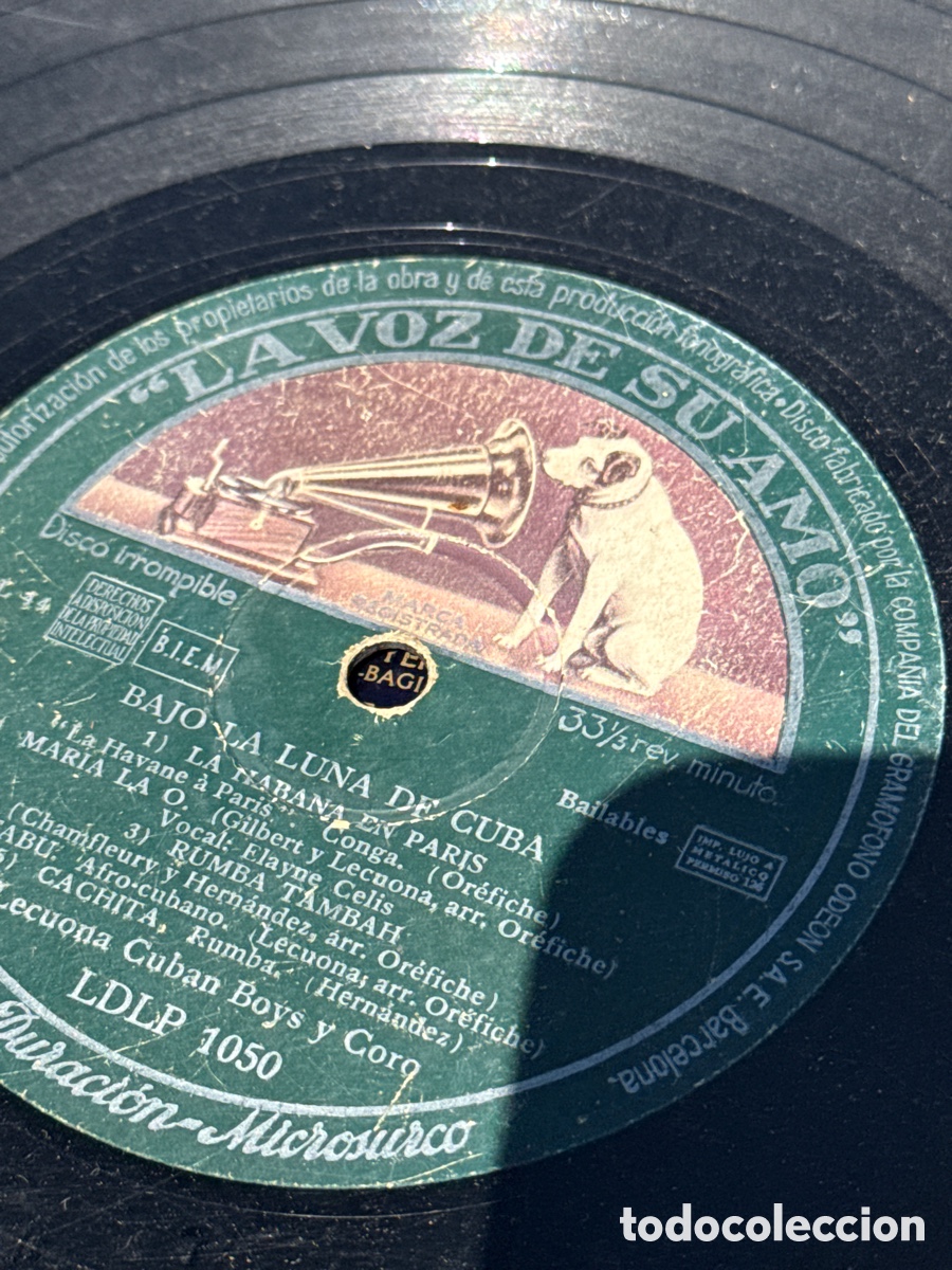 Discos de pizarra: Lote de discos de pizarra antiguos 20 - Foto 3