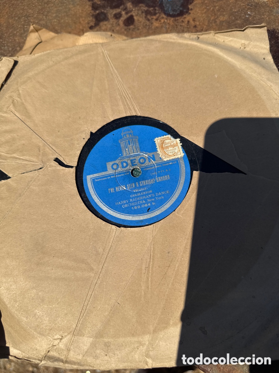 Discos de pizarra: Lote de discos de pizarra antiguos 20 - Foto 7