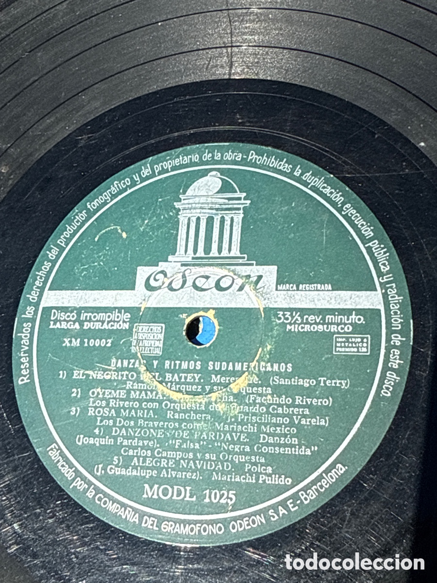 Discos de pizarra: Lote de discos de pizarra antiguos 20 - Foto 8
