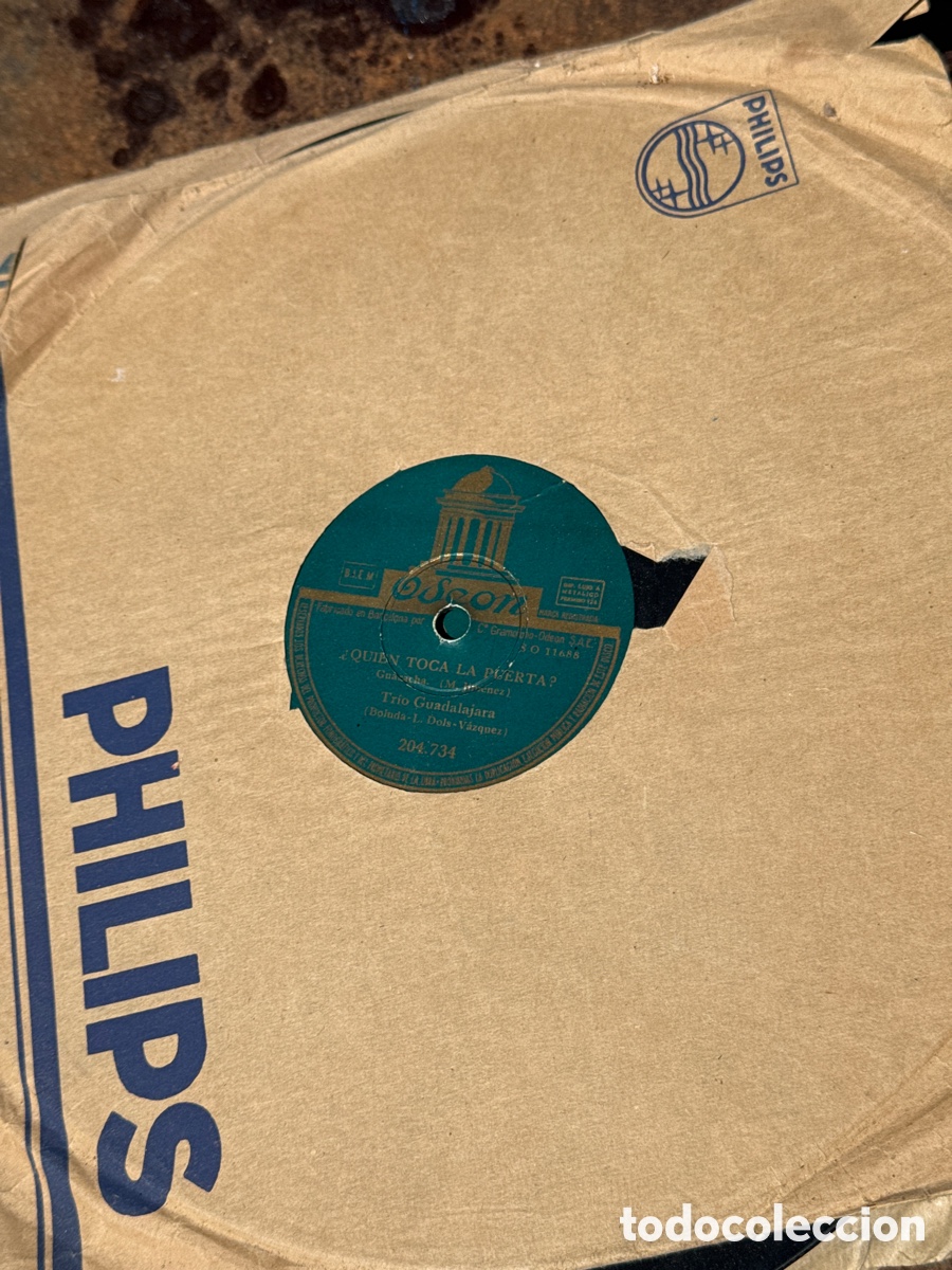 Discos de pizarra: Lote de discos de pizarra antiguos 20 - Foto 11