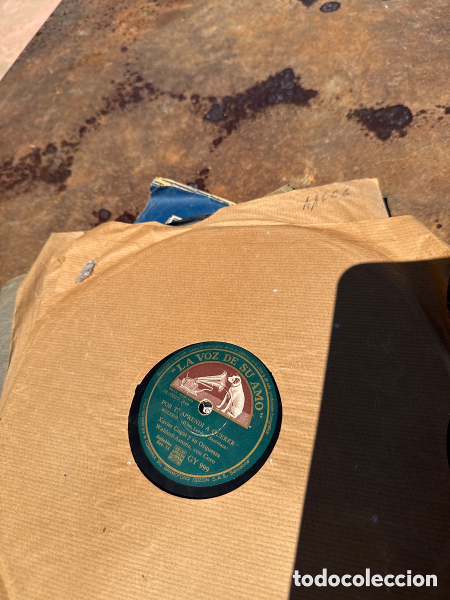 Discos de pizarra: Lote de discos de pizarra antiguos 20 - Foto 16