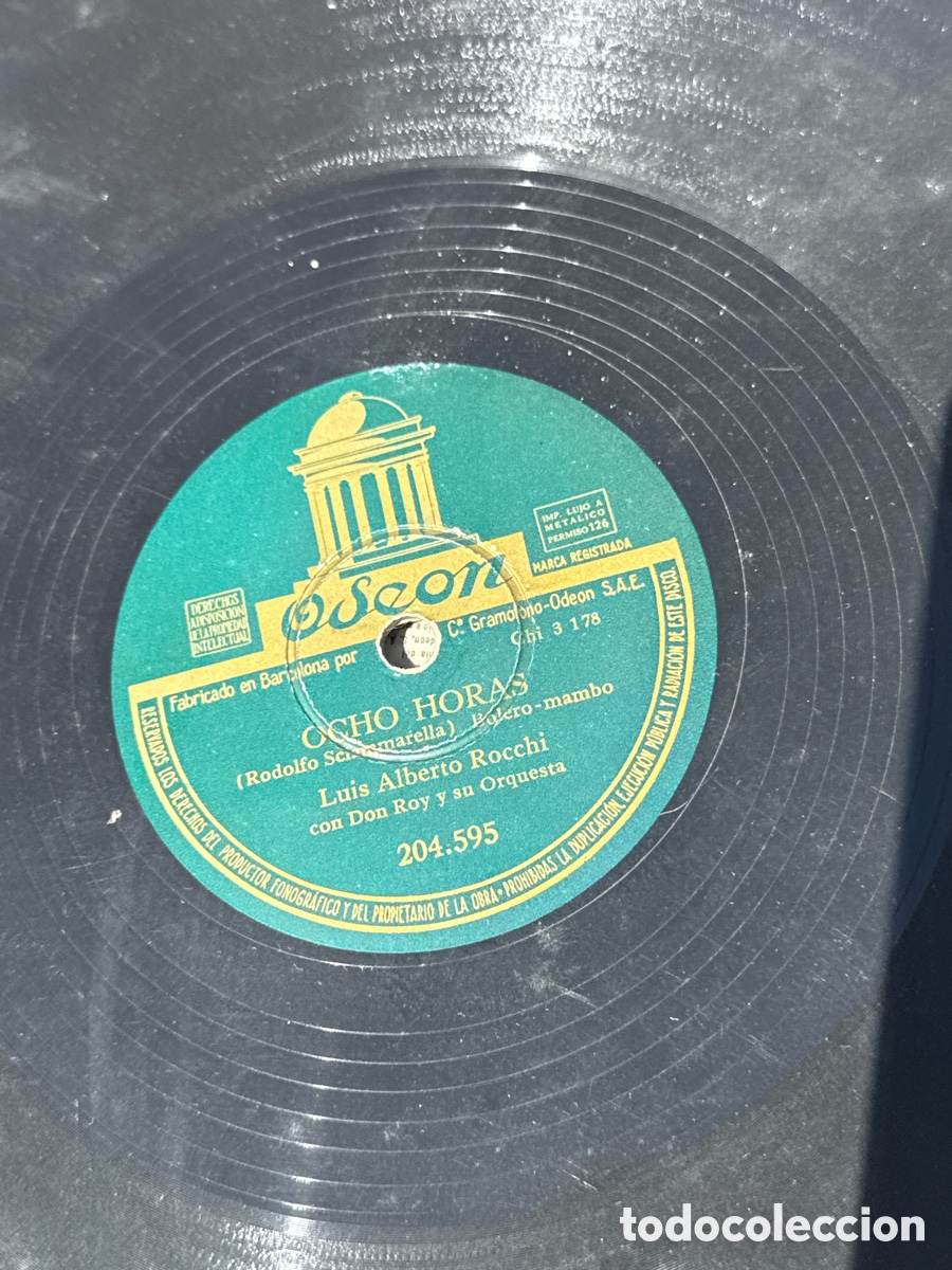 Discos de pizarra: Lote de discos de pizarra antiguos 20 - Foto 18
