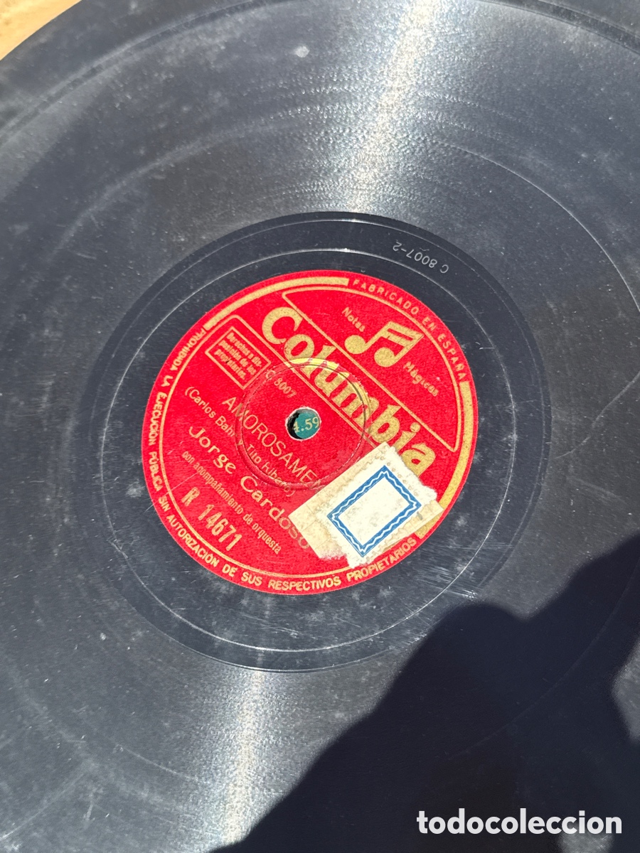 Discos de pizarra: Lote de discos de pizarra antiguos 20 - Foto 19