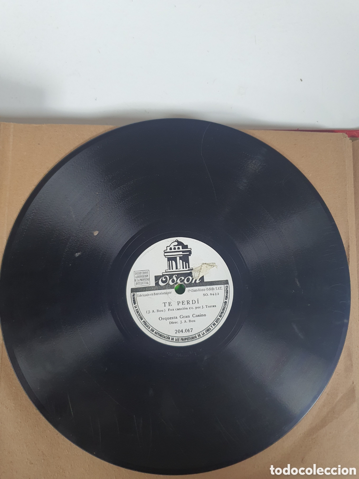Discos de pizarra: Disco de pizarra te perdi - Foto 1