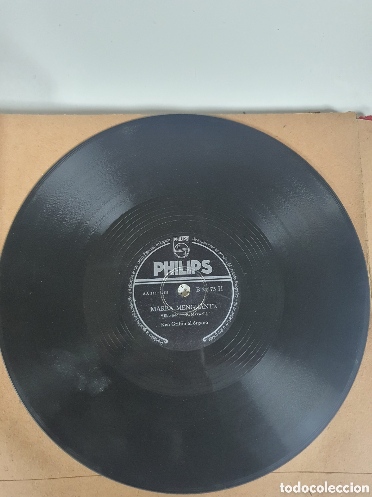 Discos de pizarra: Marea menguante disco vinilo - Foto 1