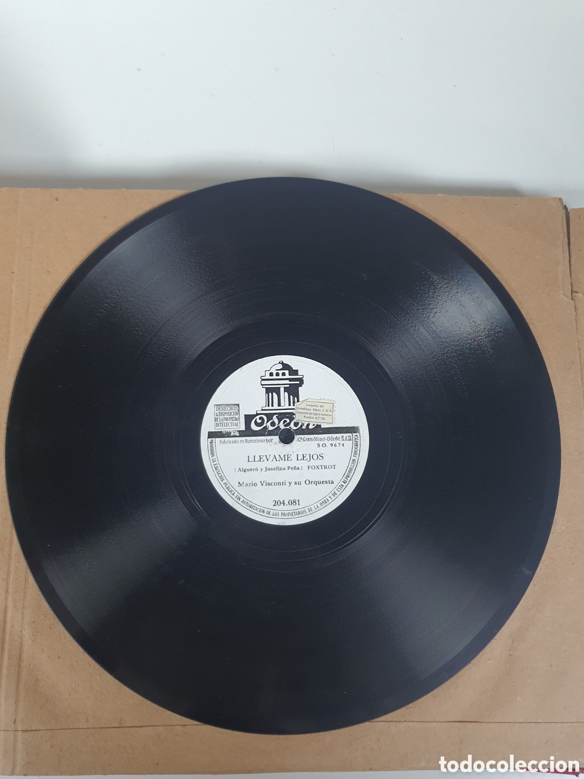 Discos de pizarra: Disco pizarra llevame lejos - Foto 1