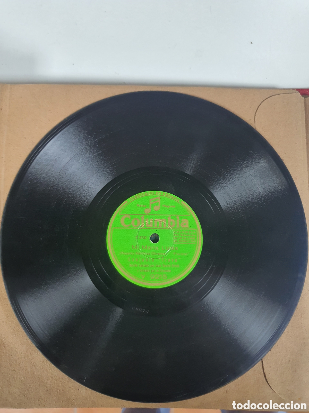 Discos de pizarra: Disco pizarra mi maria luisa - Foto 1