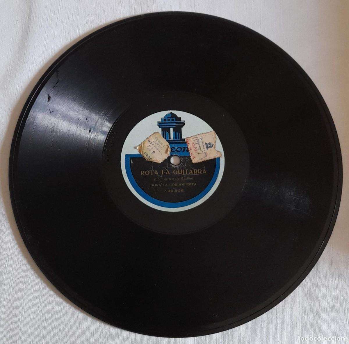 Discos de pizarra: DISCO DE PIZARRA DE DORA LA CORDOBESITA - Foto 2