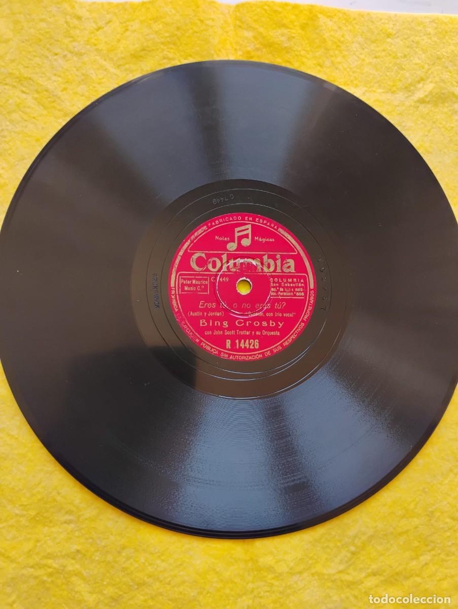 Discos de pizarra: DISCO &rdquo;GRAMOFONO&rdquo; PIZARRA - AMOR AMOR - ERES TU O NO ERES TU - Foto 3
