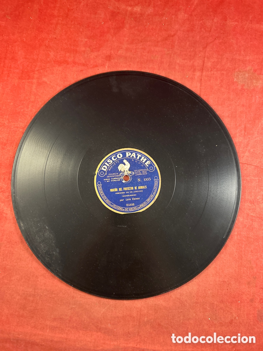Discos de pizarra: DISCO DE PIZARRA DE LUIS ESTESO - Foto 1