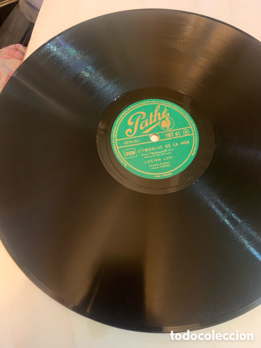 Discos de pizarra: Lucien lupi disco pizarra pathe - Foto 4