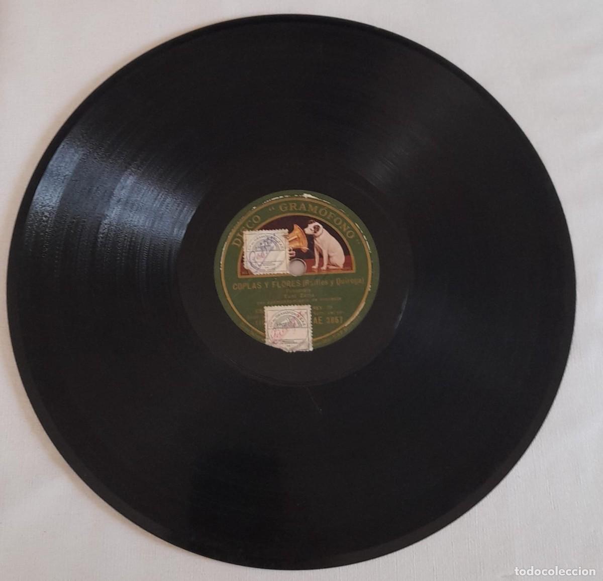 Discos de pizarra: DISCO DE PIZARRA DE TANI ZERJA: PASODOBLE Y ZAMBRA - Foto 2