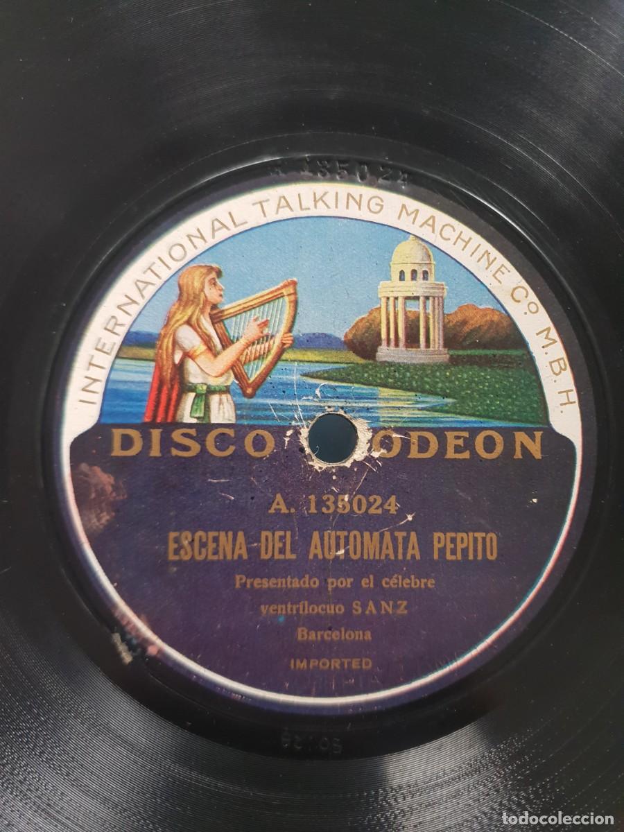 Discos de pizarra: Disco pizarra escena automata pepito de odeon - Foto 1
